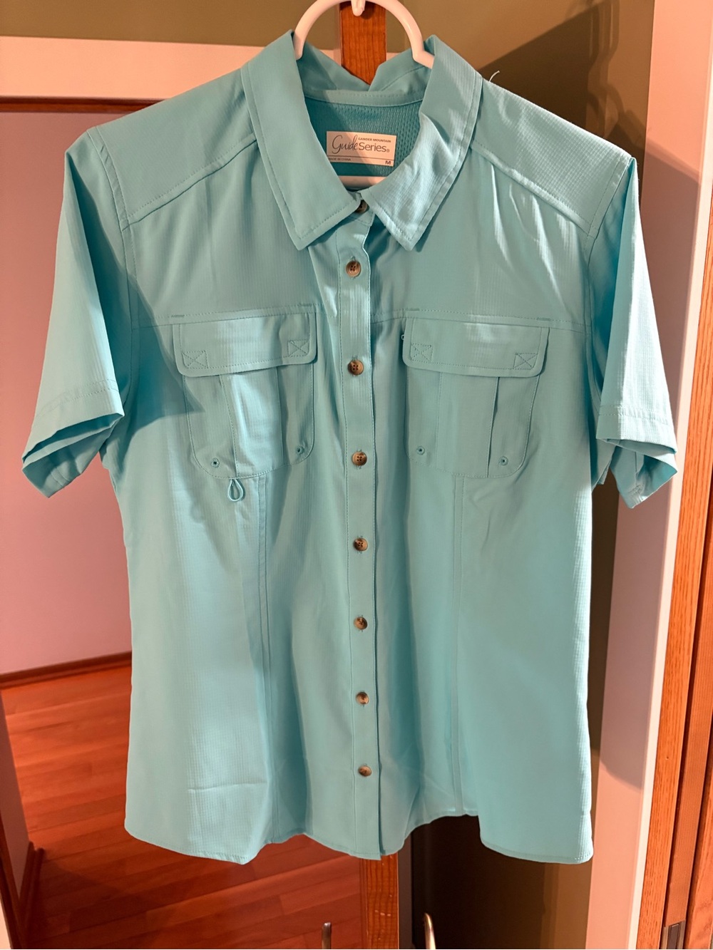 Gander Mountain Guide Series Light Blue Short Sleeve Shirt